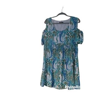 Reborn 2X Cold Shoulder Top EUC